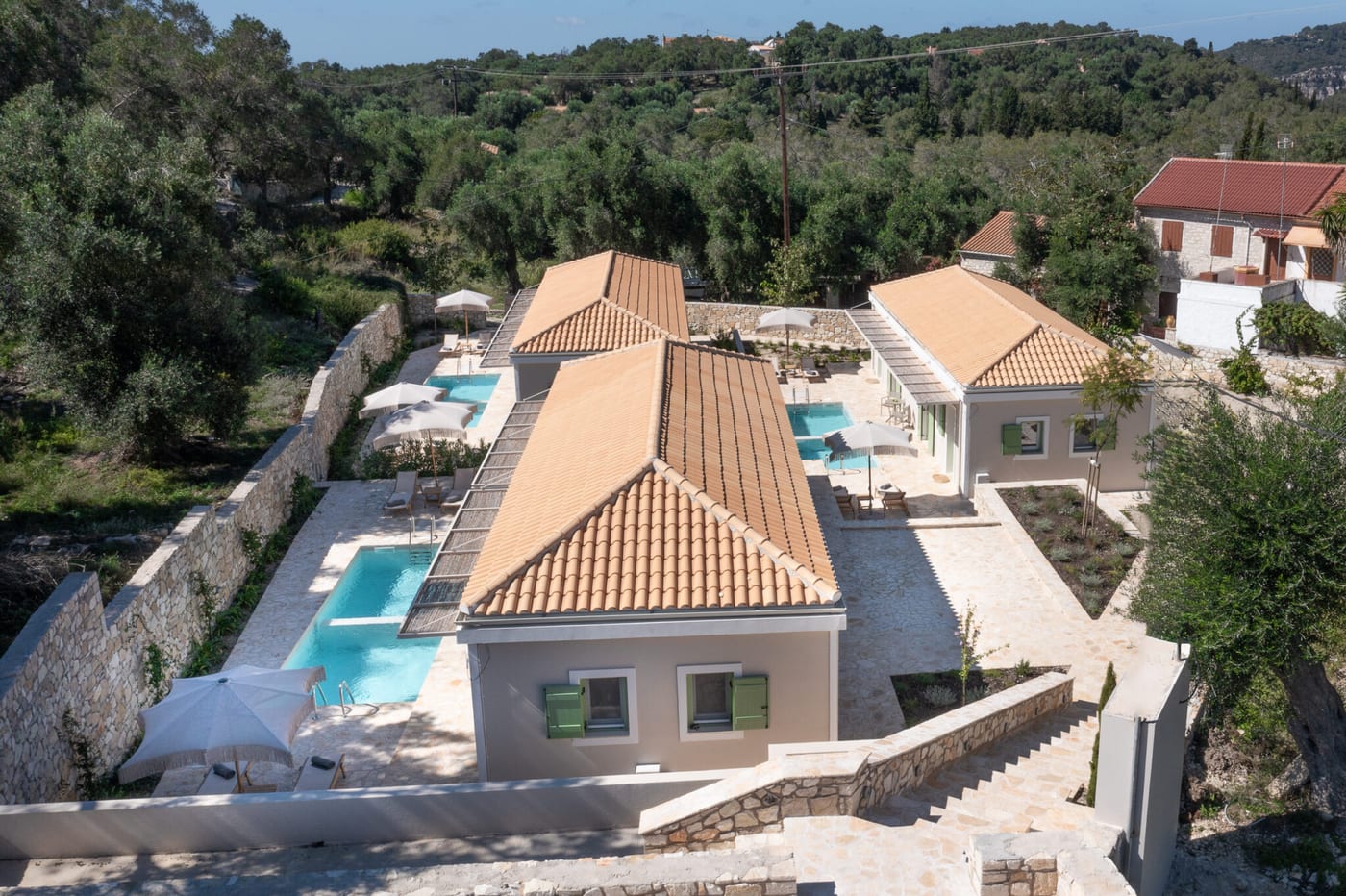 Αεροφωτογραφία Uliveto Paxos