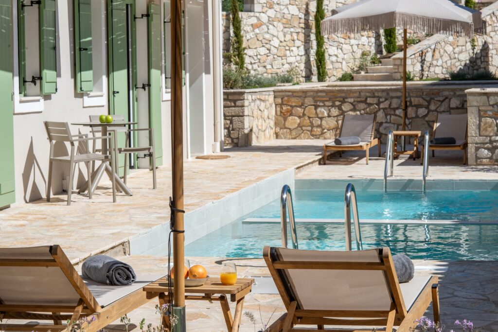 Πισίνα βίλας Uliveto Paxos